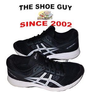 Asics Gel-Contend 5 Men's Running Shoes Black Lace Up 1011A256 Size US 13